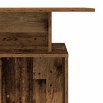 Recepciós pult antik fa 100x40x104 cm szerelt fa 8