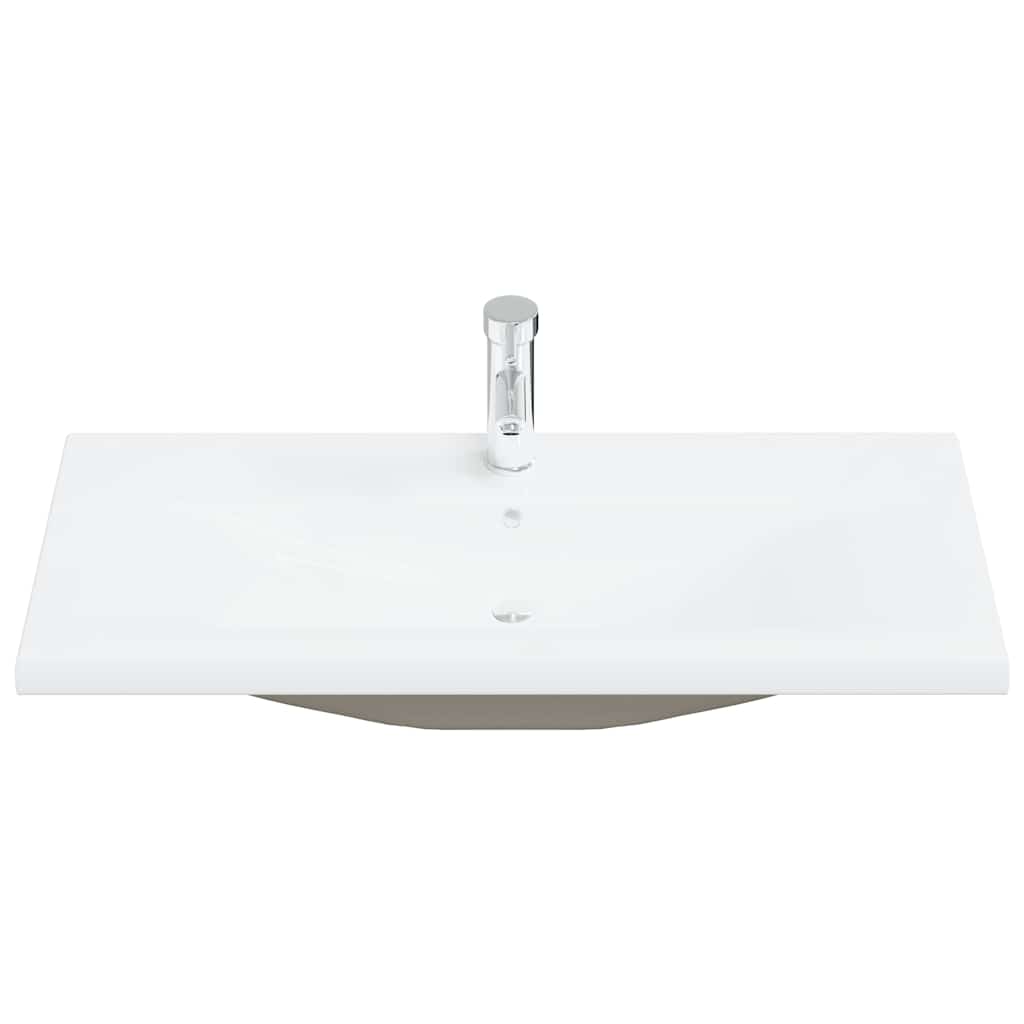 4 részes betonszürke szerelt fa fürdőszobai bútorszett 7