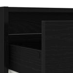 TV szekrény LED világítással fekete tölgy 100X35,5x25 cm 11