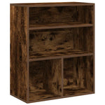 Könyvszekrény füstös tölgy 60x30x71,5 cm szerelt fa 2