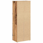 Antik fa színű szerelt fa könyvespolc 40x24x102 cm 7