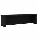 Konyhai állvány rakodható fekete 60x15x16 cm műfa