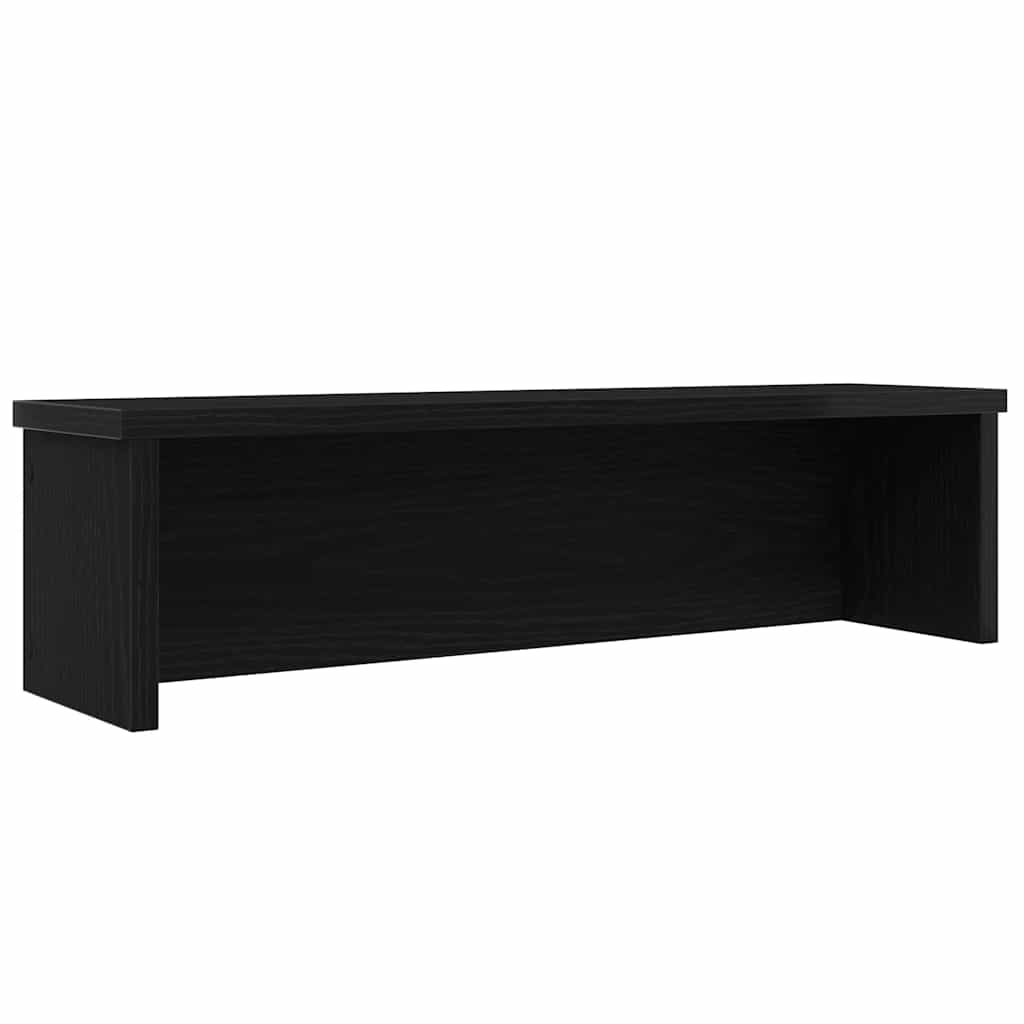 Konyhai állvány rakodható fekete 60x15x16 cm műfa