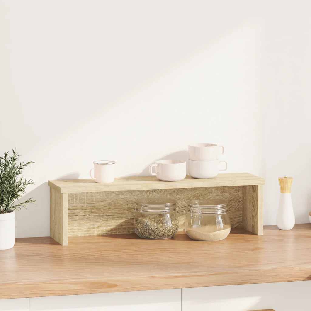 Konyhai állvány rakodható Sonoma tölgy 60x15x16cm Gépesített fa 2
