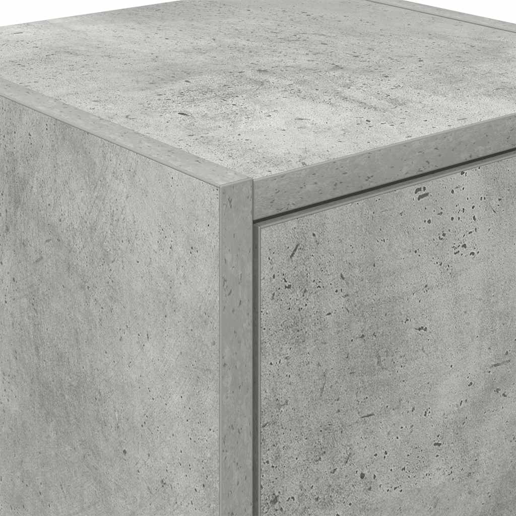 Betonszürke szerelt fa garázs fali szekrény 10