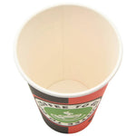 1000 db papír kávéscsészék fedővel 16oz 400ml 9