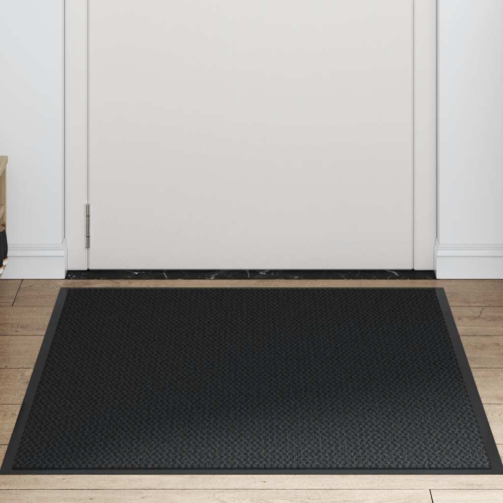 Lábtörlő fekete 90x150 cm 2