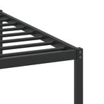Füstös tölgy színű szerelt fa ágykeret matrac nélkül 200x200 cm 10