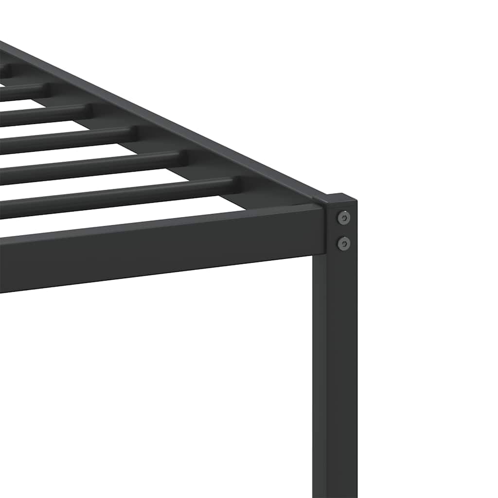 Barna tölgy színű szerelt fa ágykeret matrac nélkül 75x190 cm 10