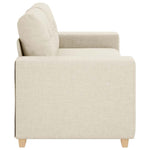 Vászon loveseat kanapé 180x77x82 cm 5