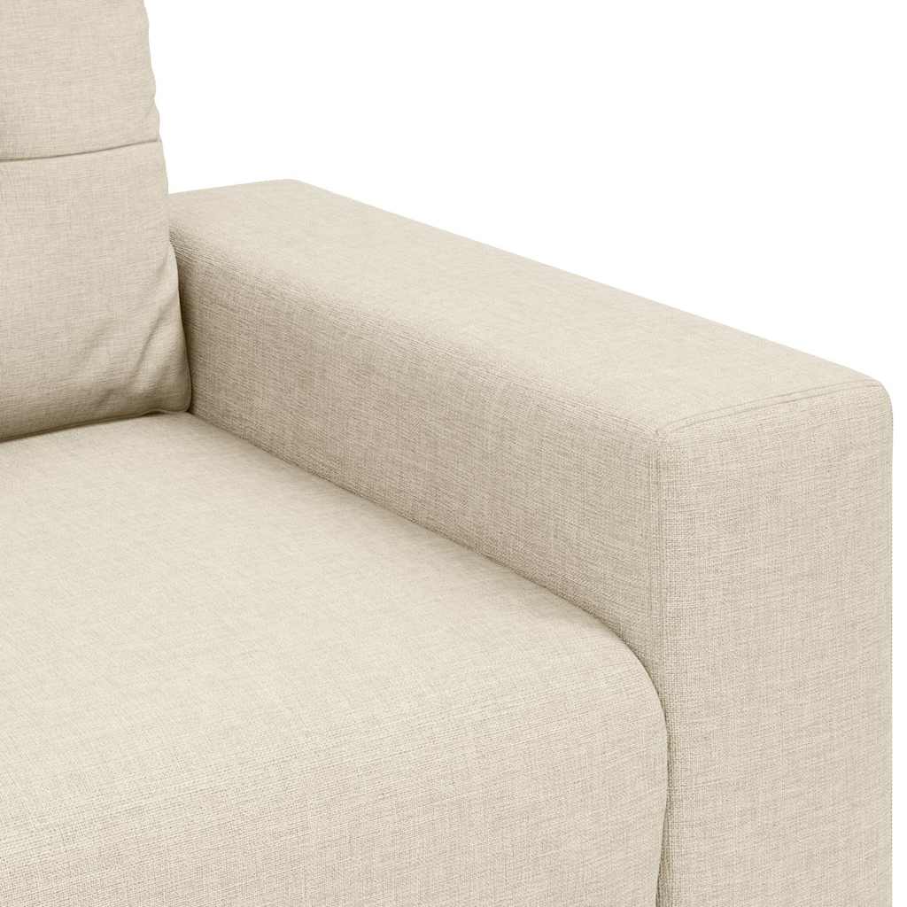 Vászon loveseat kanapé 180x77x82 cm 7