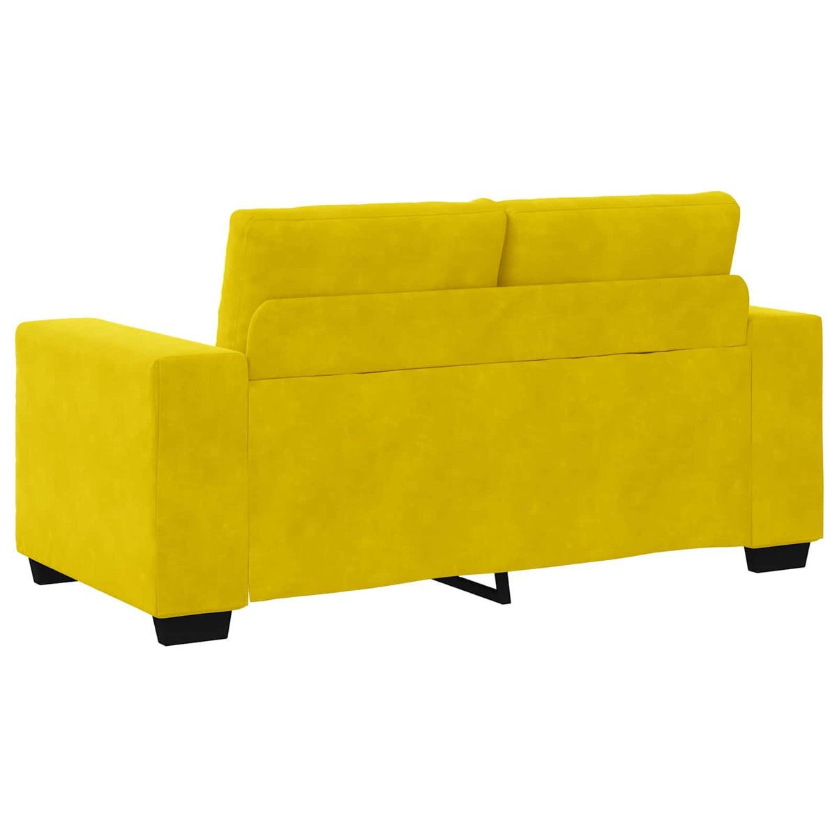 Kétszemélyes kanapé Sárga 160 cm Bársony 4