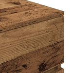 2 db antik fa éjjeliszekrények 3 fiókkal 39x35x65 cm 10