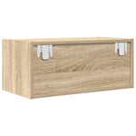 Sonoma tölgy színű szerelt fa fali TV-szekrény 60x31x25,5 cm 8