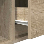 2 db sonoma tölgy színű szerelt fa TV-szekrény 100x31x25,5cm 13