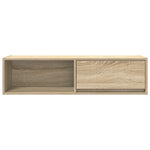 2 db sonoma tölgy színű szerelt fa TV-szekrény 100x31x25,5cm 7