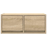 Sonoma tölgy színű szerelt fa fali TV-szekrény 60x31x25,5 cm 5