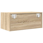 Sonoma tölgy színű szerelt fa fali TV-szekrény 60x31x25,5 cm 6