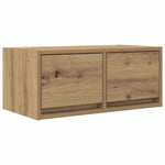 2 db kézműves tölgy szerelt fa TV-szekrény 60x31x25,5 cm 5