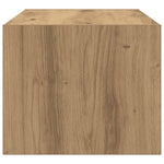 2 db kézműves tölgy szerelt fa TV-szekrény 60x31x25,5 cm 8