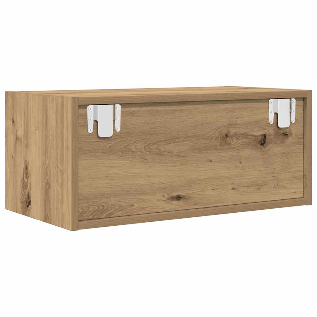 2 db kézműves tölgy szerelt fa TV-szekrény 60x31x25,5 cm 7