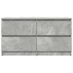 Betonszürke szerelt fa TV-szekrény 100x35x54 cm 6