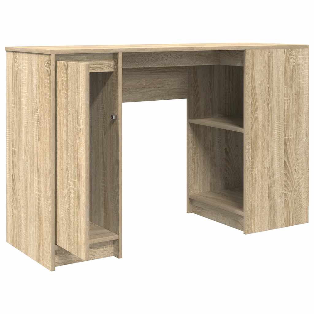 Sonomatölgy színű forgácslap íróasztal 120x42x76 cm 5