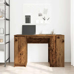 Antik fa szerelt fa íróasztal 120x42x76 cm 3