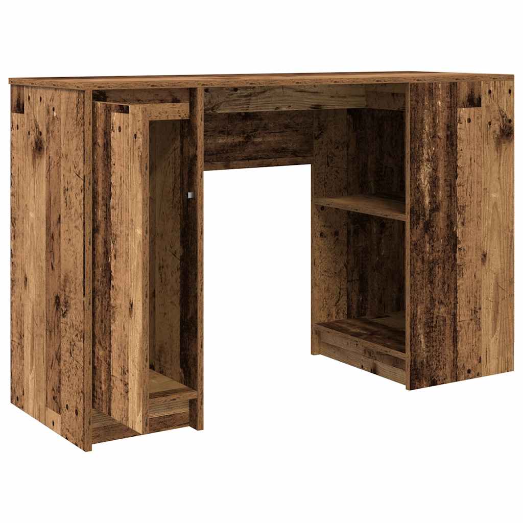 Antik fa szerelt fa íróasztal 120x42x76 cm 5