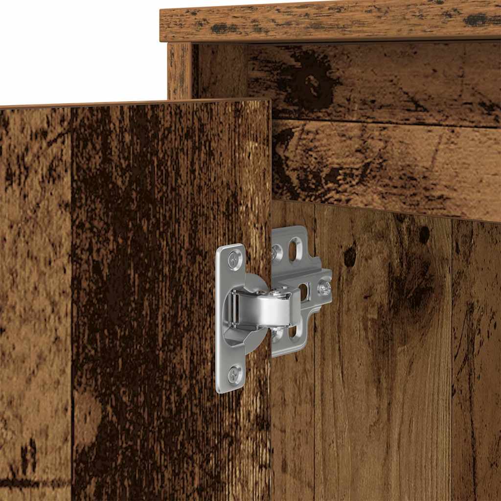 Antik fa szerelt fa íróasztal 120x42x76 cm 11
