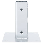 12 db horganyzott acélból oszlopalapok négyzet alakúak 46x46 mm 6