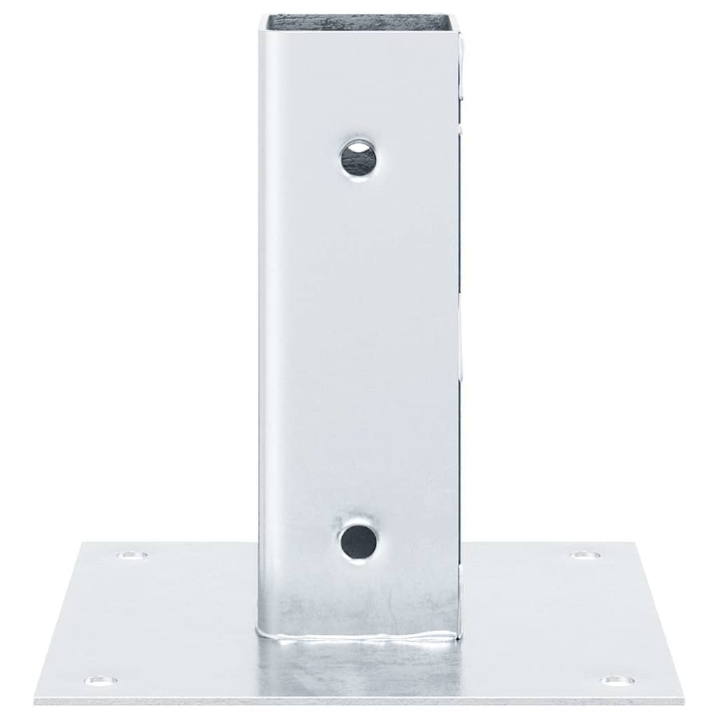 12 db horganyzott acélból oszlopalapok négyzet alakúak 46x46 mm 6