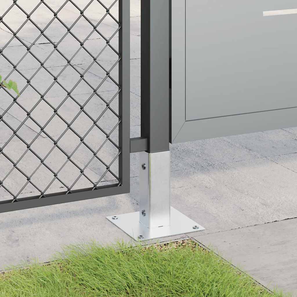 12 db horganyzott acélból oszlopalapok négyzet alakúak 51x51 mm 3