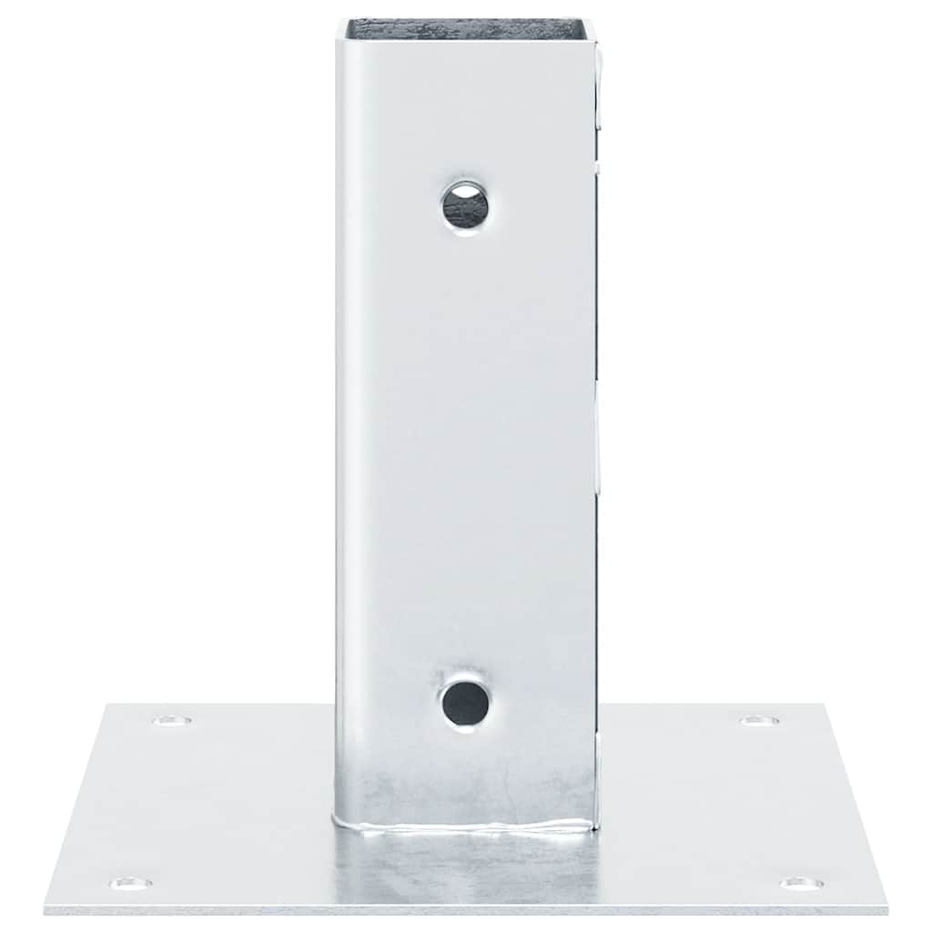 12 db horganyzott acélból oszlopalapok négyzet alakúak 51x51 mm 6