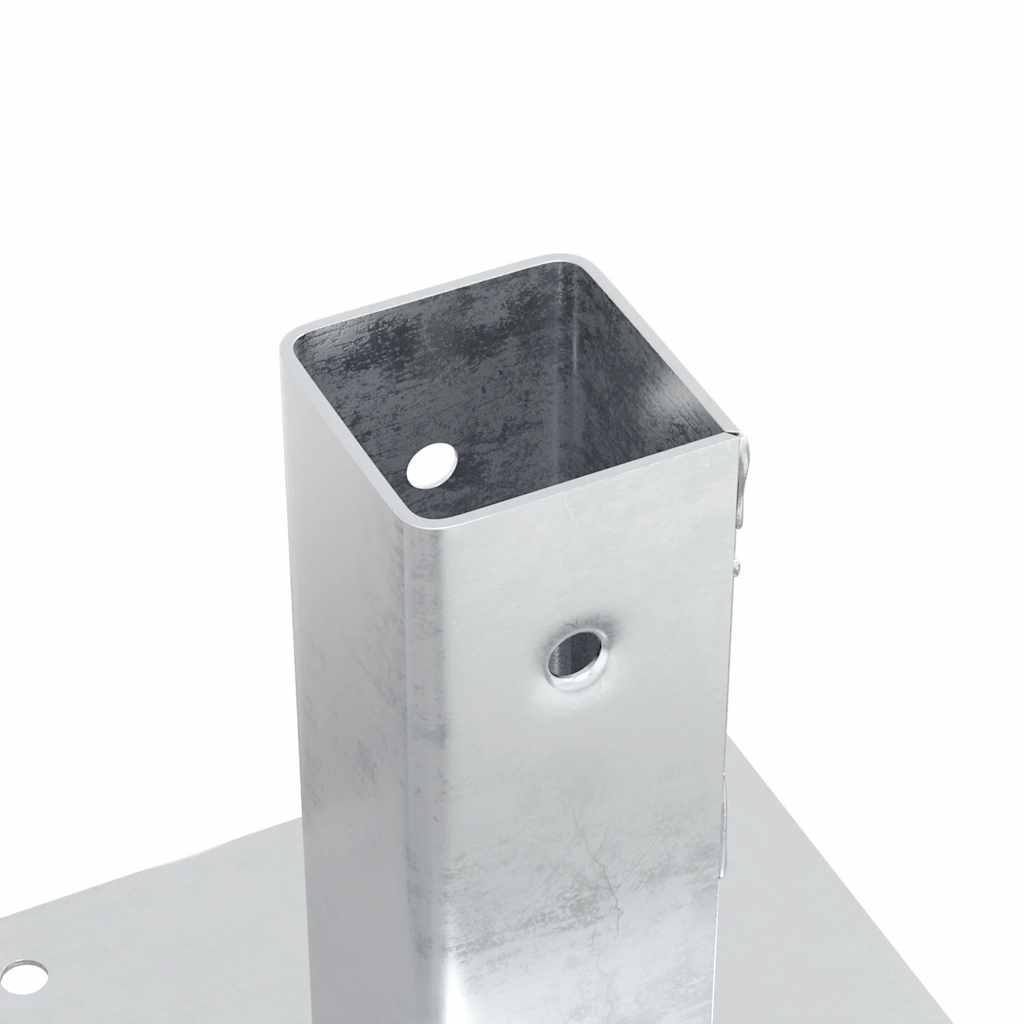 12 db horganyzott acélból oszlopalapok négyzet alakúak 51x51 mm 9