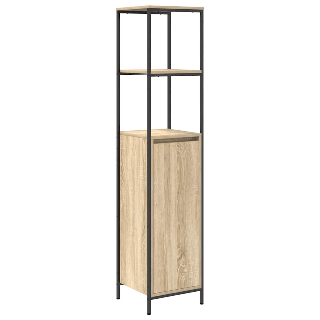 Fürdőszoba bútor szett 5 db Bézs 36 x 35 x 165 cm Szerelt fa 7