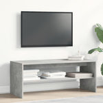 Betonszürke forgácslap TV-szekrény 100 x 40 x 40 cm 3