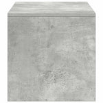 Betonszürke forgácslap TV-szekrény 100 x 40 x 40 cm 6