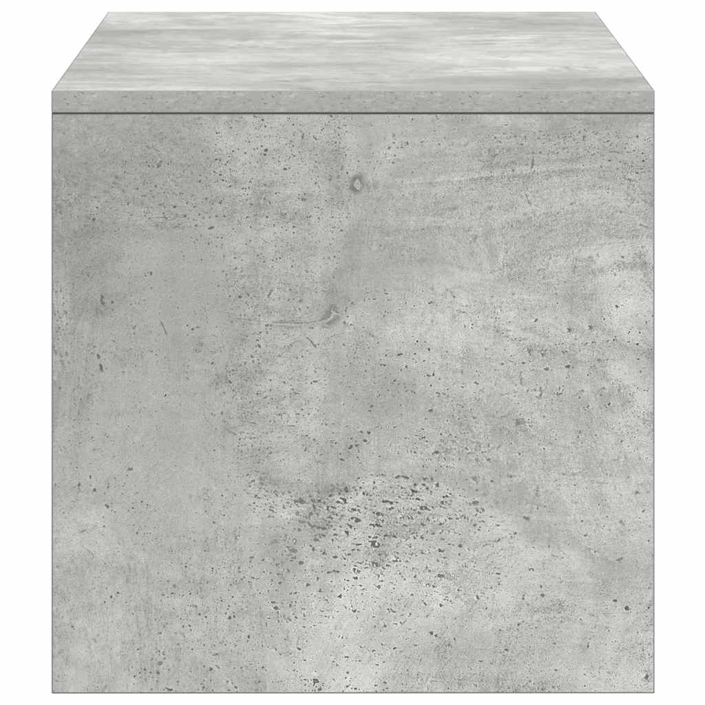 Betonszürke forgácslap TV-szekrény 100 x 40 x 40 cm 6