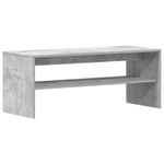 Betonszürke forgácslap TV-szekrény 100 x 40 x 40 cm 7