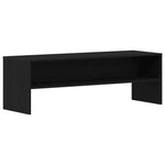 Fekete tölgy színű szerelt fa TV-szekrény 120 x 40 x 40 cm 2