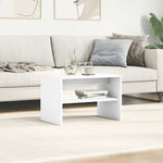 Fehér szerelt fa TV-szekrény 60x40x40 cm 4