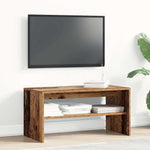 TV szekrény régi fa 80x40x40 cm műszaki fa 4