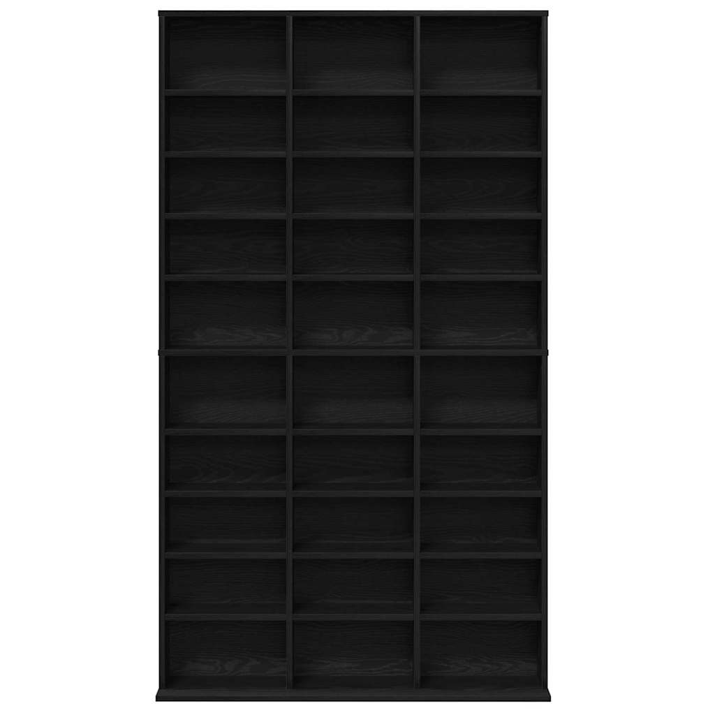 CD szekrény Fekete tölgy 101 x 23 x 177,5 cm Szerelt Fa 6