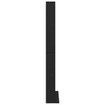 CD szekrény Fekete tölgy 101 x 23 x 177,5 cm Szerelt Fa 7