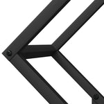 Fekete hidegen hengerelt acél tűzifatároló 50x25x50 cm 6