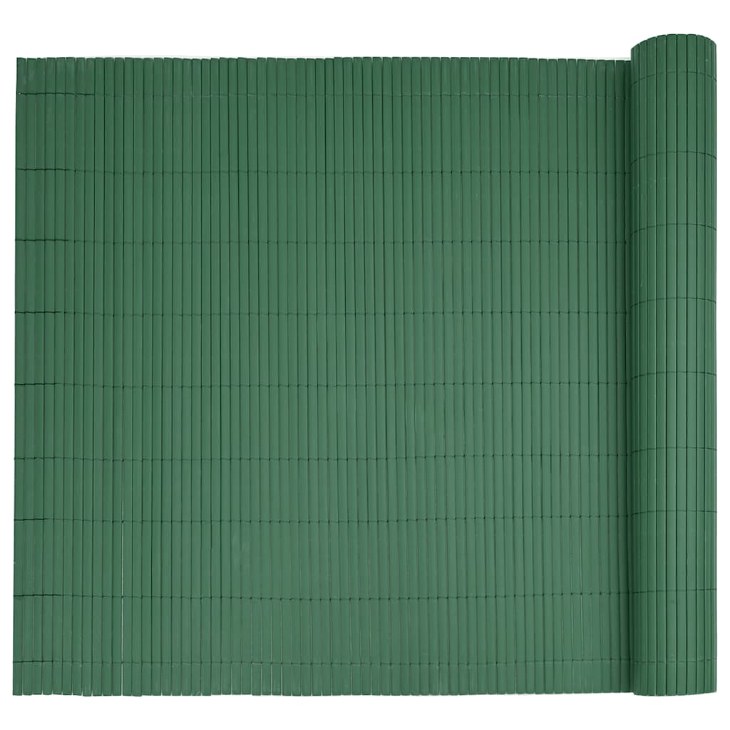 Kétoldalas zöld kerti kerítés 1,8 x 5 m PVC 5