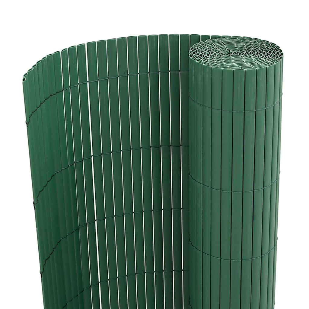 Kétoldalas zöld kerti kerítés 1,8 x 5 m PVC 6