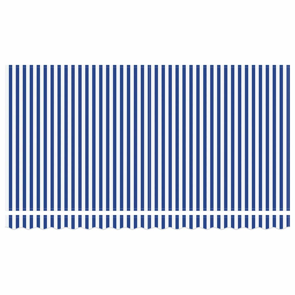 Napernyő keret Kék és Fehér 350 x 200 cm 6