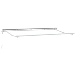 Napernyő keret Krémszínű 350 x 200 cm Poliészter PU bevonattal 5